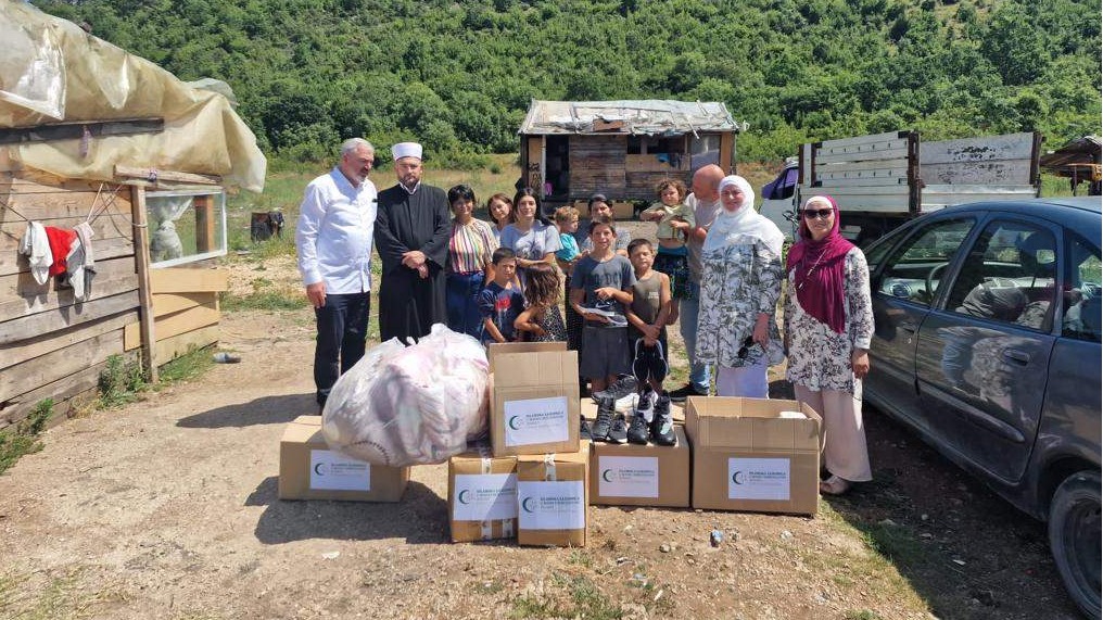 Pomoć Islamske zajednice romskoj porodici u Stocu